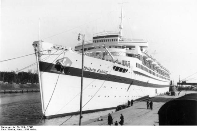 Lazarettschiff  "Wilhelm Gustloff" in Danzig